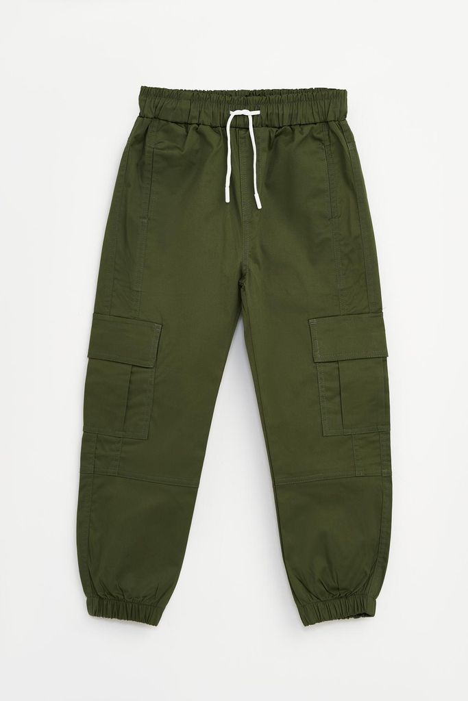 Bonito | Jungen Jogginghose Cargo - Größe 128 (7–8 Jahre) - Gabardine - Bequem, atmungsaktiv und stylisch