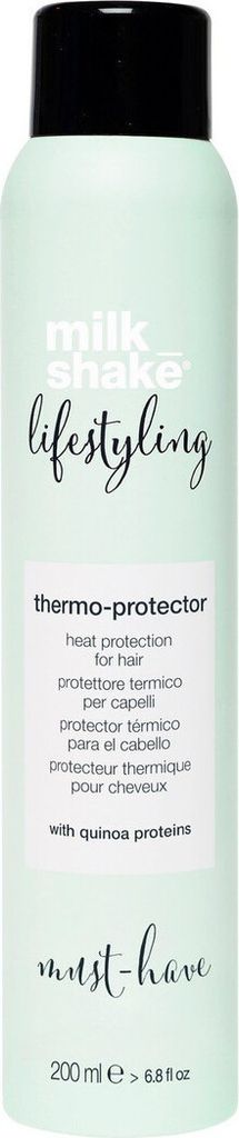 A product shot of a Milk_Shake Lifestyling Thermo-Protector bottle.