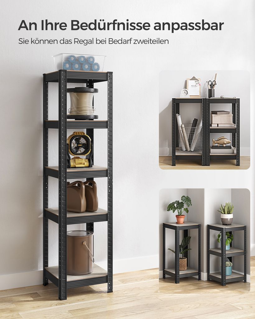 SONGMICS Bücherregal, Schwerlastregal, Küchenregal, Produktbild 