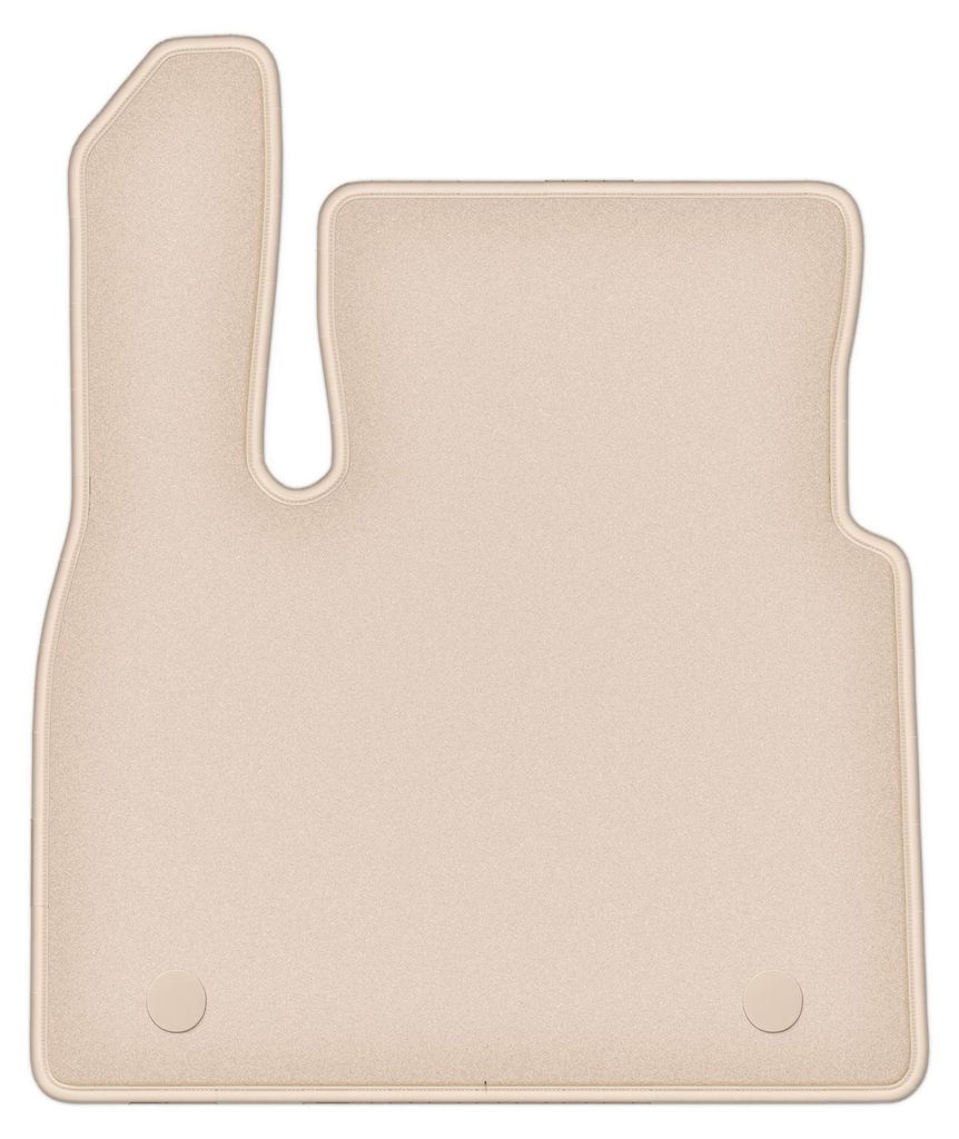 DURBAN Beige Velours-Fahrerfußmatte für Renault Megane E-Tech Crossover (2022-)