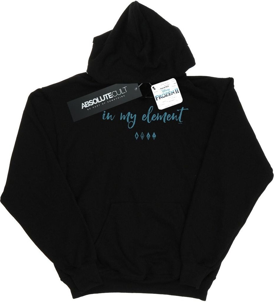 Disney - "Frozen 2 In My Element" Kapuzenpullover für Herren BI11098 (3XL) (Schwarz)