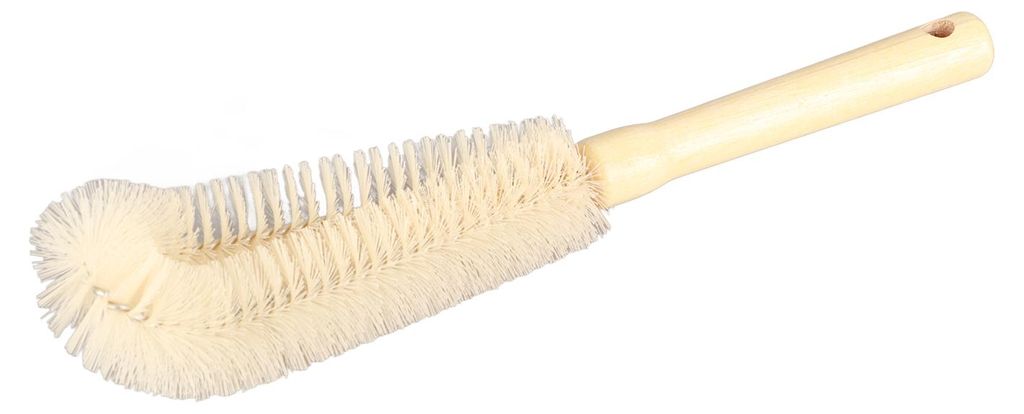 Flaschenreinigungsbürste aus Holz mit langem Griff, Super 30 cm, Küche für Weinglas, Sojamilchmaschine, Mixer