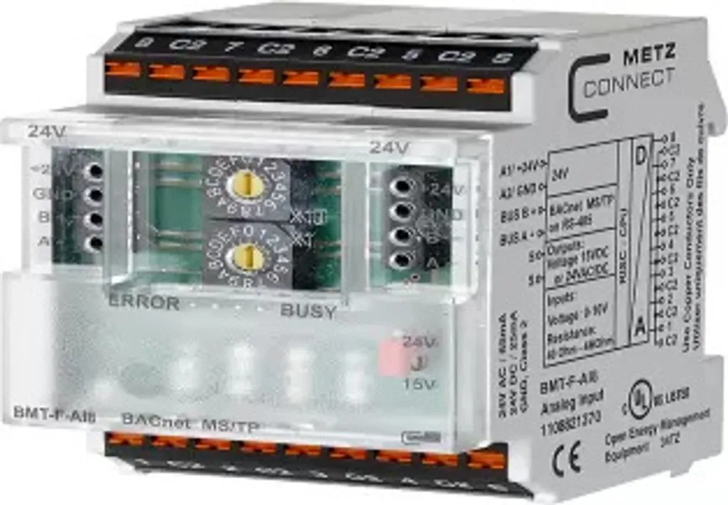 Module Metz 1108821370 : Solution Entrées Analogiques BACnet MS/TP