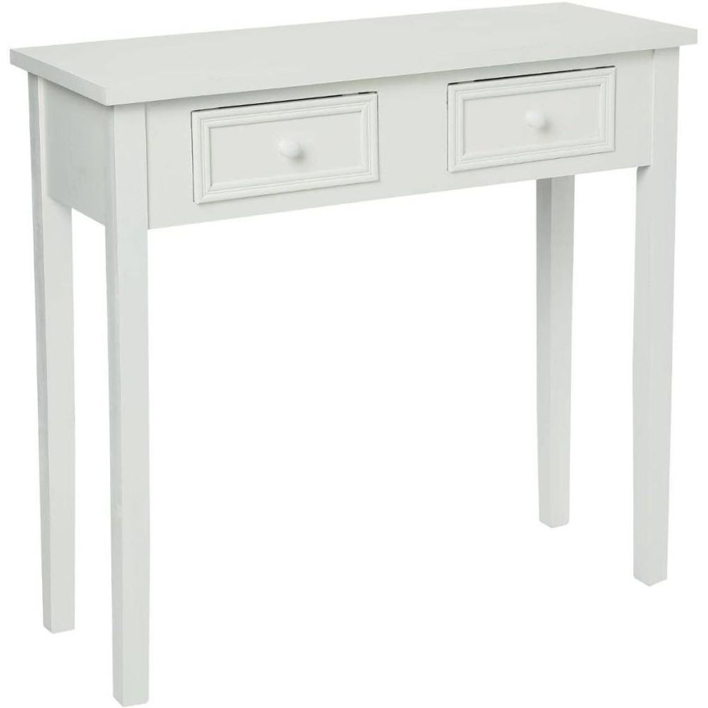 Console - Atmosphera - Charme - Bois - Blanc Image du produit 