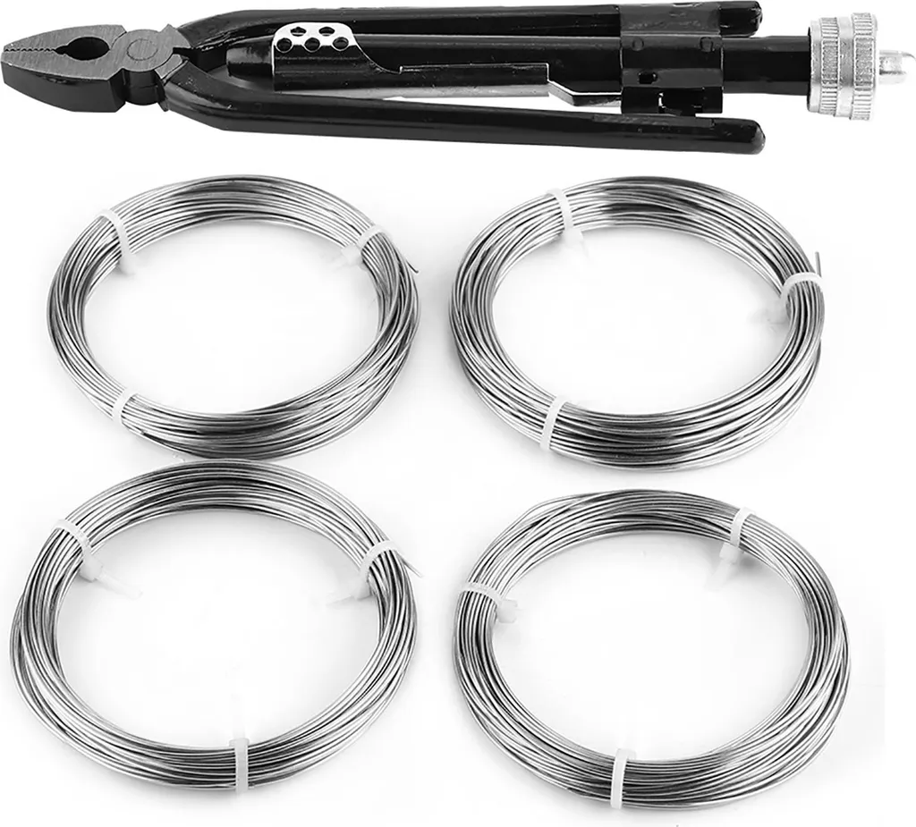 Pince à freiner les vis anti-vibration en acier pour fil de sûreté 150mm