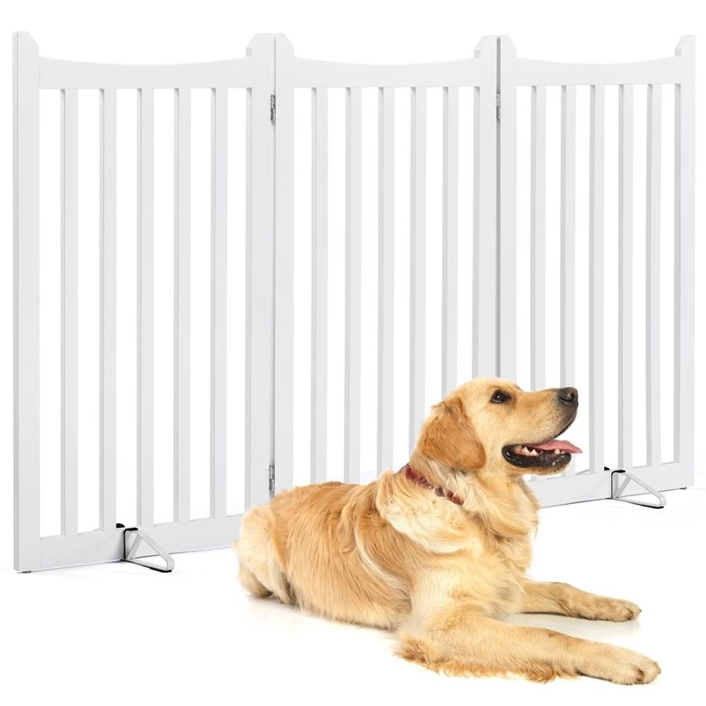 Yaheetech Absperrgitter für Hunde Katzen, faltbar, mit 2 Produktbild 