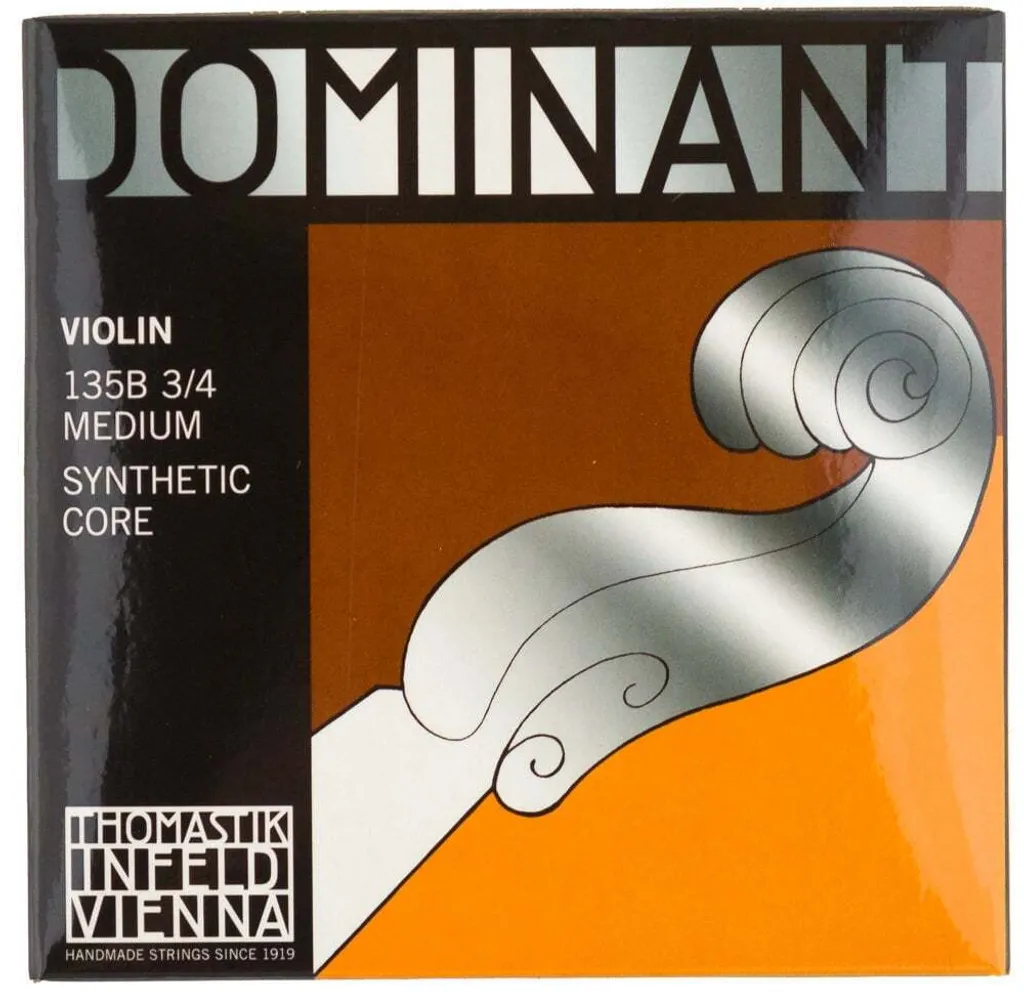 Cordes violon Thomastik Dominant 135B 3/4 Medium jeu complet