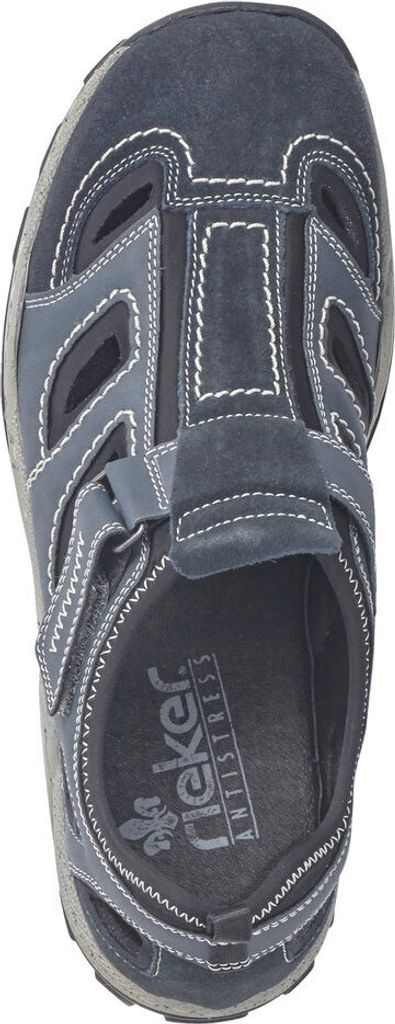 Rieker Herren Klett Halbschuh durchbrochen dunkelblau 44 Produktbild 72