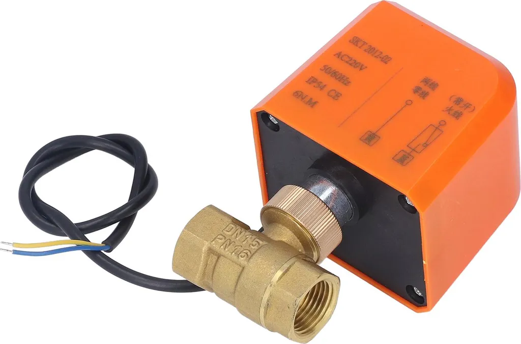 Vanne motorisée DN15 220V pour contrôle automatique chauffage et eau