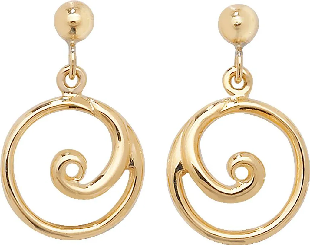 Boucles d'Oreilles Or 375/1000 : Créoles Anti-Allergies et Légères 20mm