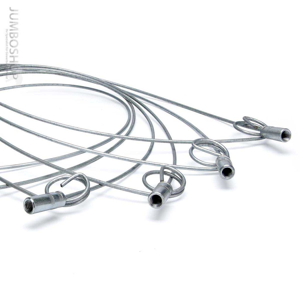 HOLZBRINK 300mm Kaminbesen Schornsteinbesen aus Federstahl + 12m Flexstange M12 -- Kehrbesen Zugbesen Rußbesen Schornsteinfeger Besen Kamin reinig...