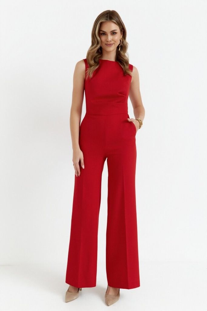 Stylove Jumpsuit für Frauen Condwigeus S115 rot XXL