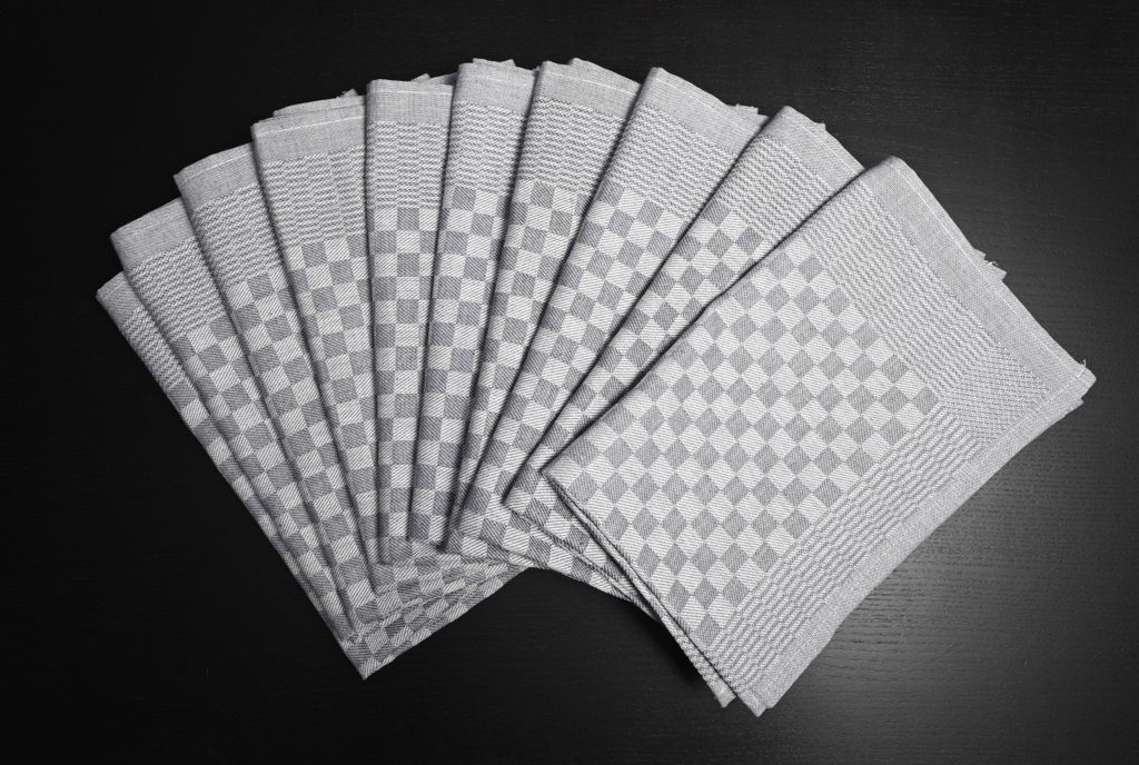 10er Set Luxus Grubentücher 50x70 cm 100% Baumwolle 210 gsm Produktbild 5