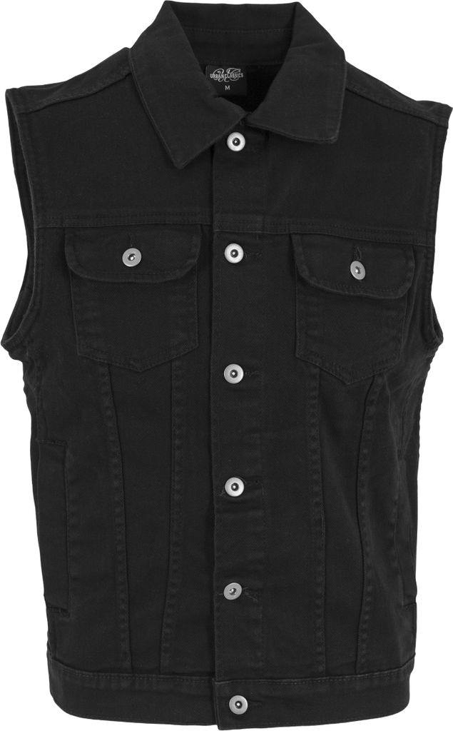 Urban Classics Denim Vest, Größe: Xxl; Farbe: Black/Raw Produktbild 
