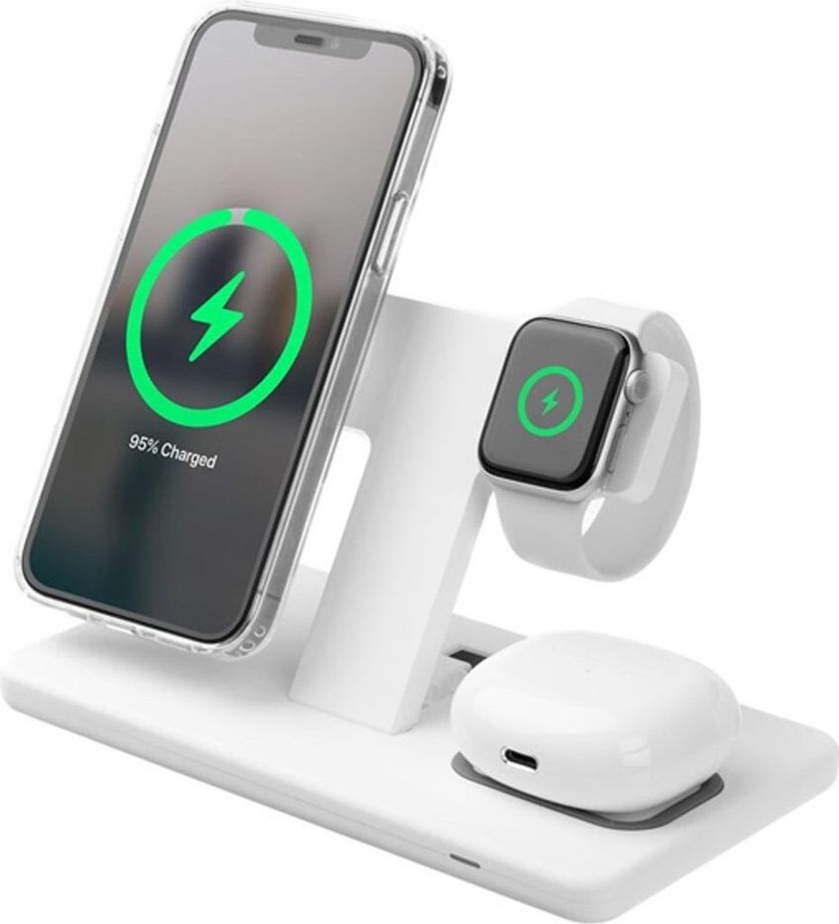 FIXED Fixed | Stand with wireless charging 3in1 | FIXMPOS-WH MagPowerstation