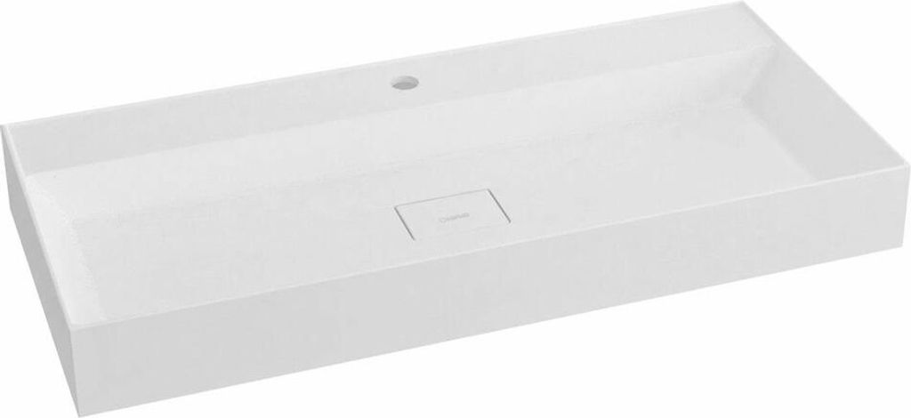 Sapho Godiva - Waschtisch 960x440 mm, ohne Überlauf, Hahnloch, weiß GU096