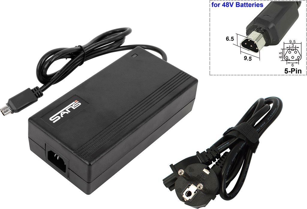 2A nabíječka 48V baterií Phylion pro elektrokola Fischer Obrázek produktu 