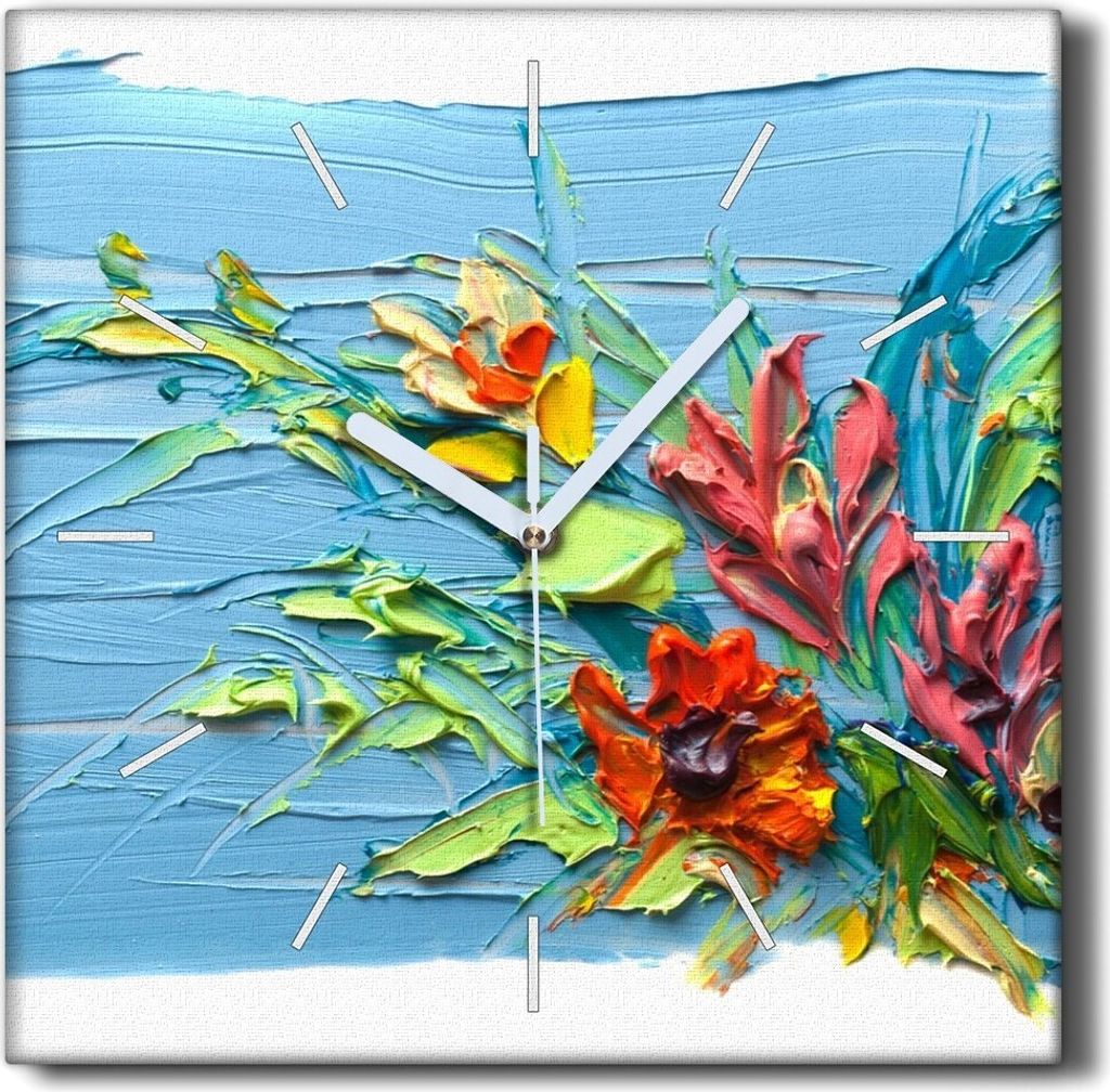 Coloray Hodiny Unikátní 30x30 cm  Tiché hodiny Pro obývací Produktbild 