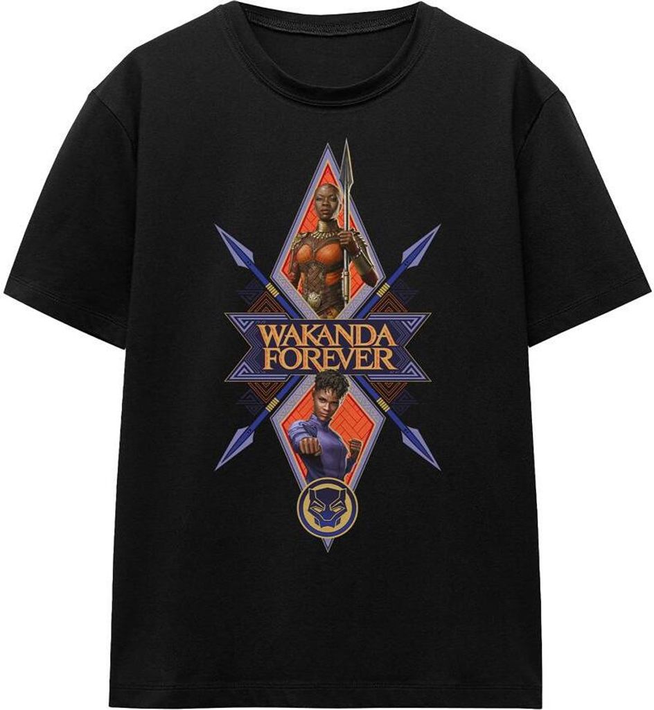 Black Panther: Wakanda Forever - T-Shirt für Herren/Damen Uni TV17365 (M) (Schwarz)