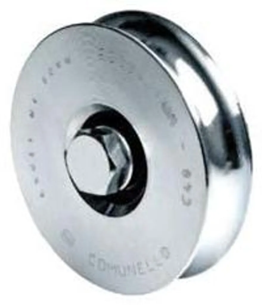 Roue de guidage 60 x 20 mm pour rail rond - Haute résistance - Réf 310