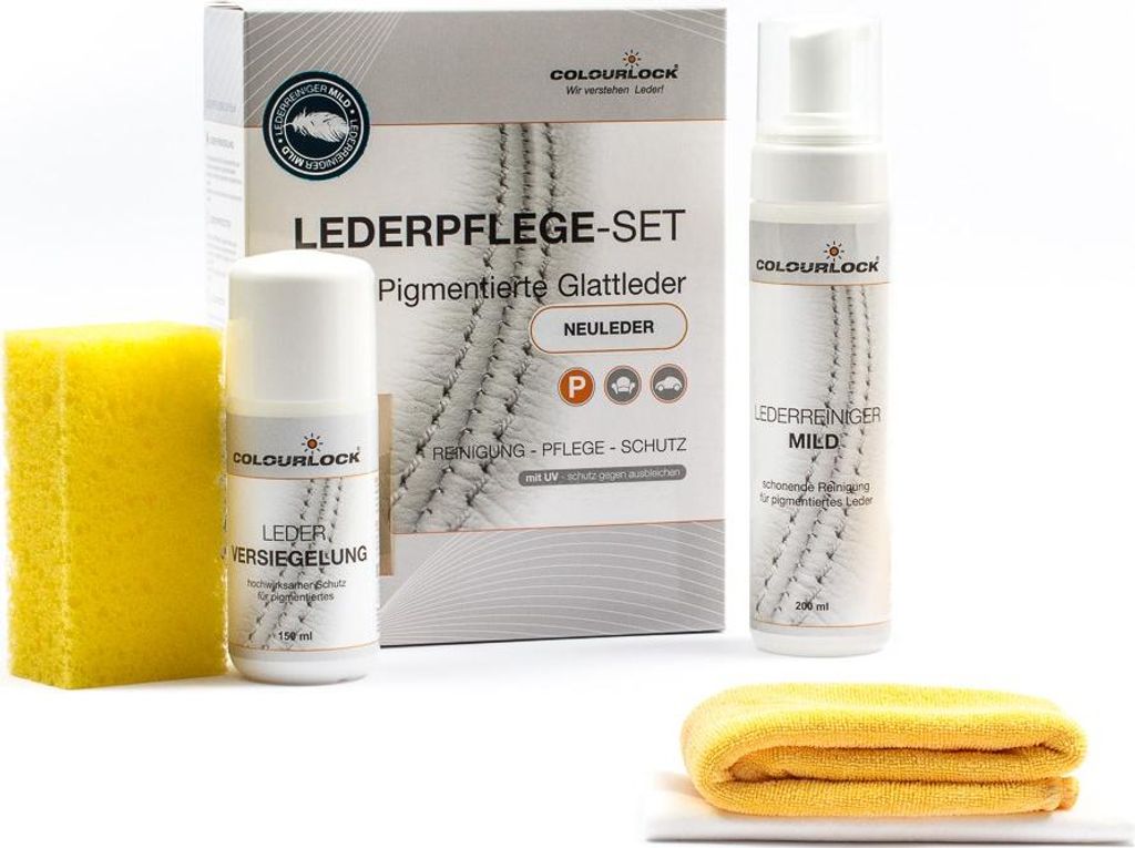 Colourlock Neuleder Pflegeset mild | Die optimale Pflege für Ihr Neuleder