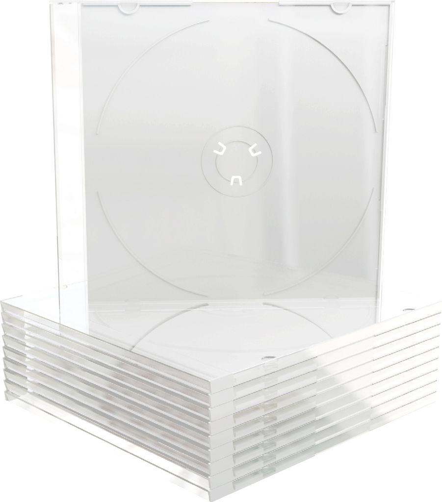 MediaRange CD-Leerhülle schmal für 1 Disc 5.2mm transpa. Produktbild 