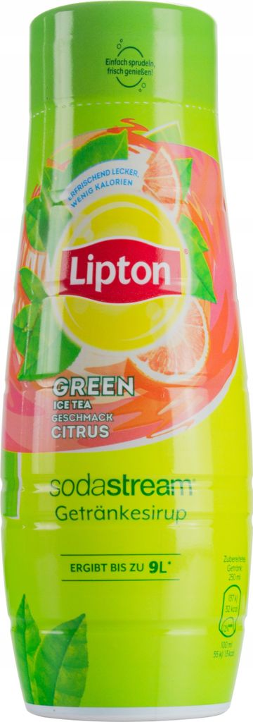 Sada 3 sirupů pro Sodastream Lipton Ice Tea Citron, Zelený, Obrázek produktu 4