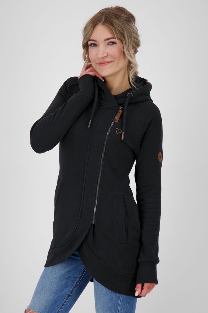 Sudadera ALIFE AND KICKIN Maryak A Zip - Marine - Women´s