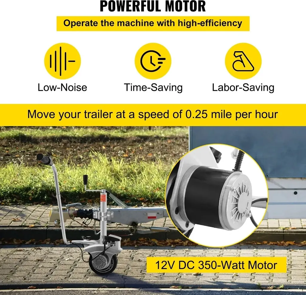 Mover électrique pour remorque et caravane charge lourde 2270kg