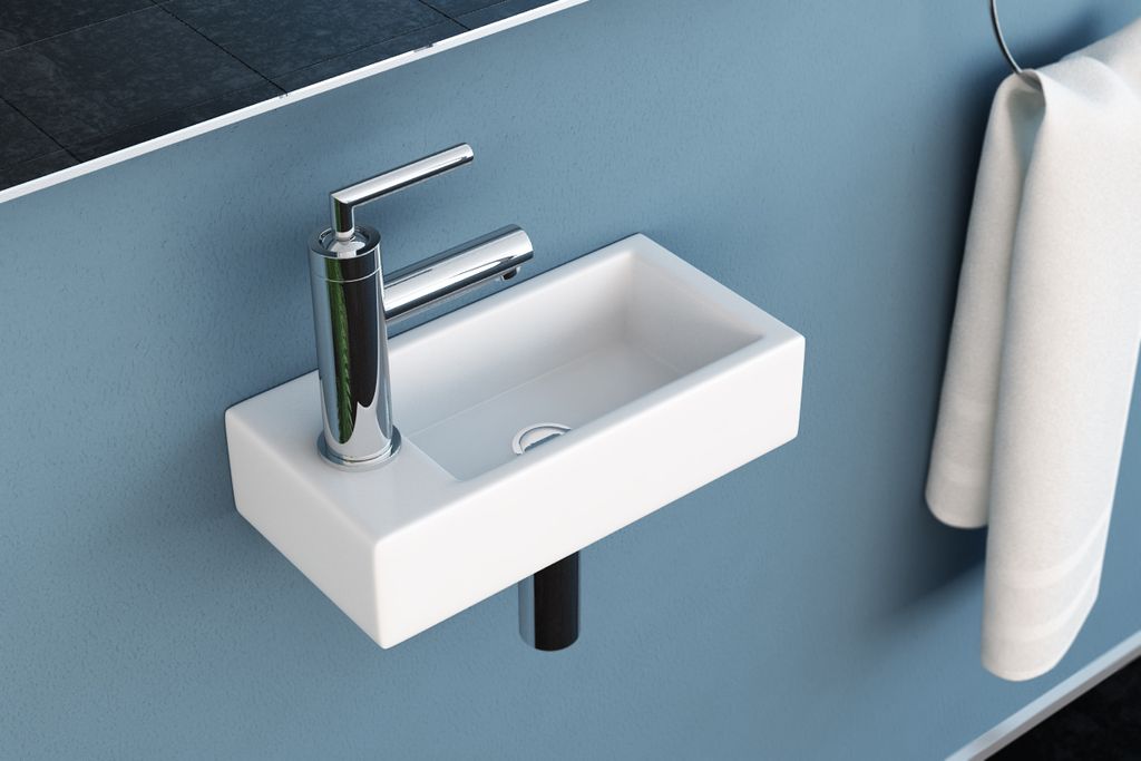 NEG Hänge-Waschbecken Uno41H extra klein mit Produktbild 