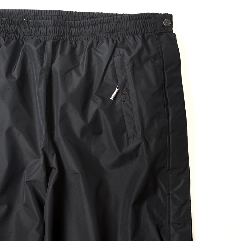 Brigg Fleecejacke Übergröße Schwarz, Größe 4XL – Ohne Futter, Mit Verdeckten Taschen Und Kordelzug, Aus Microfleece