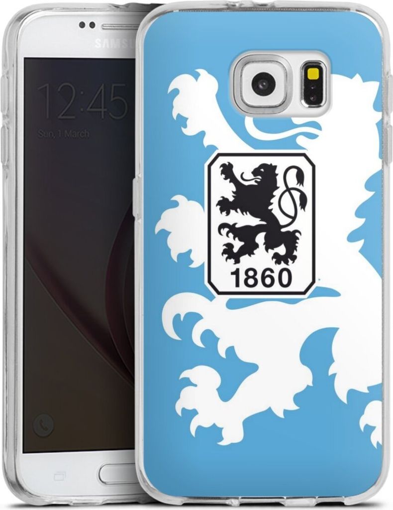 DeinDesign Handyhülle für Samsung Galaxy S6 Silikon Hülle Case Smartphone Schutzhülle Offizielles Lizenzprodukt TSV 1860 München Wappen