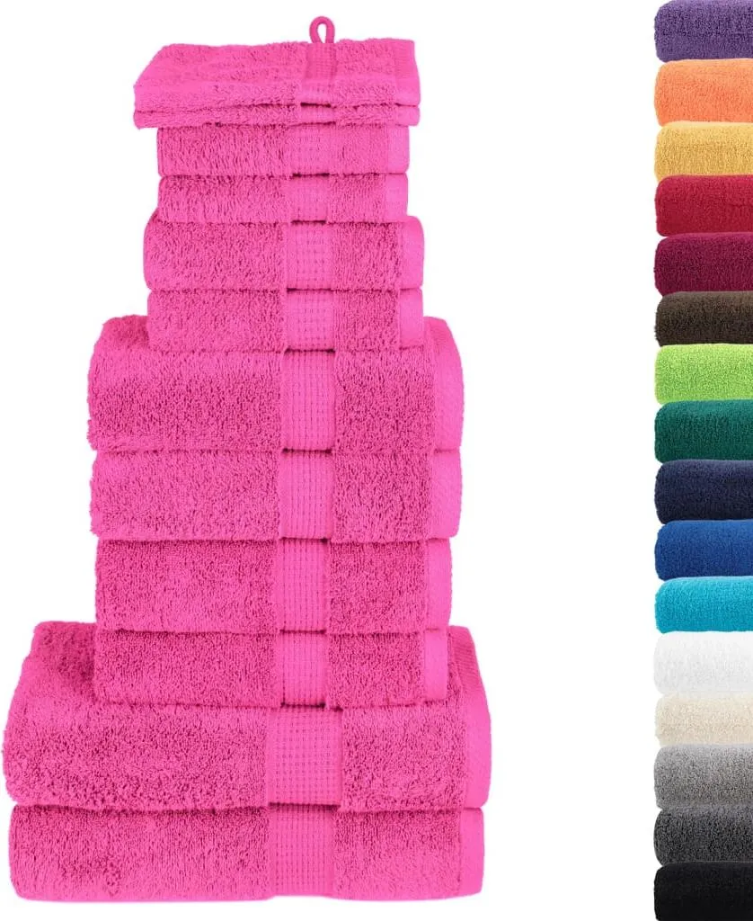 Set di Asciugamani da Bagno Jumbo Extra Large in Microfibra a Nido d'Ape, Collez