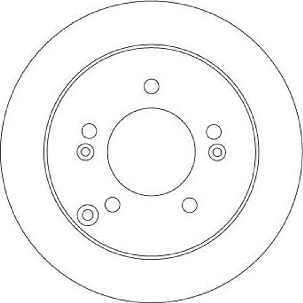 Disque de frein TRW DF6919 compatible Kia Magentis OE 584113K300