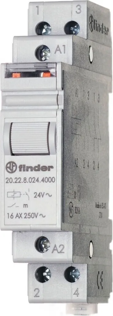 Relè Interblocco Finder 20.22.8.230.4000 2NO 20A Barra DIN 230V