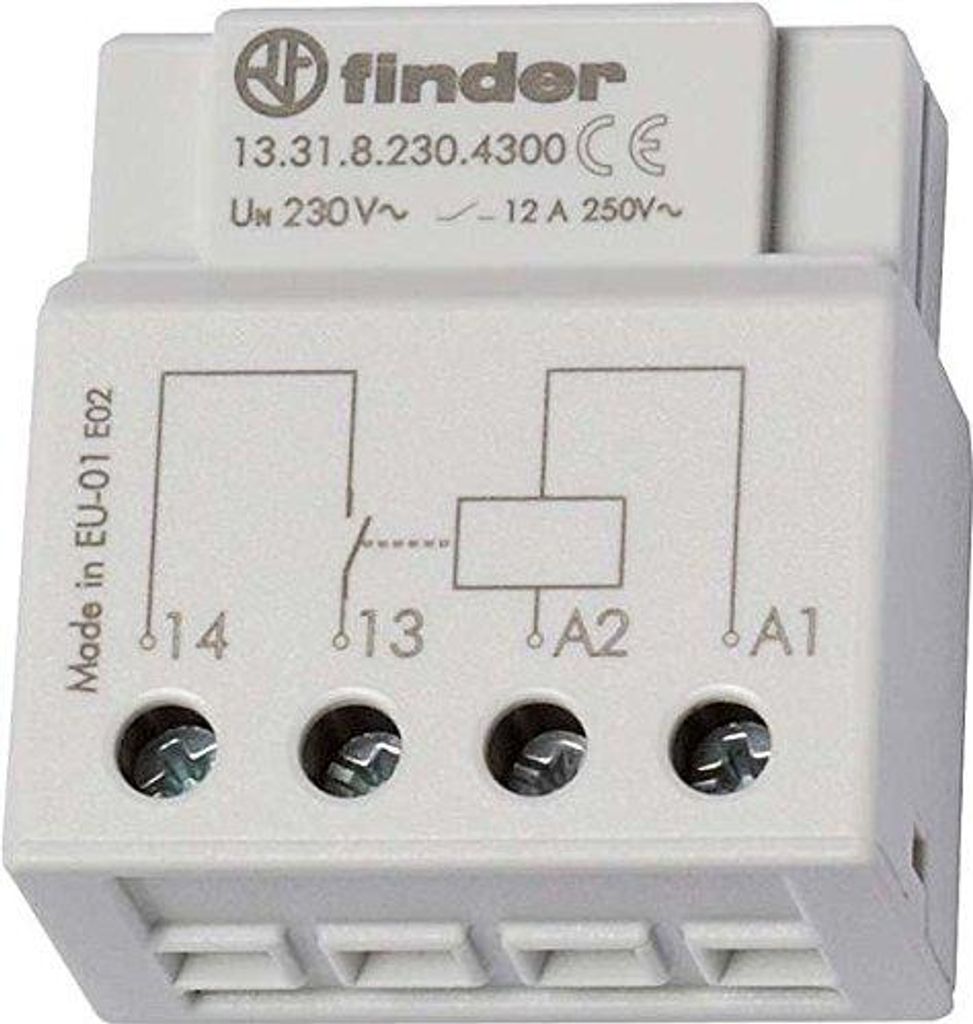 Finder 133182304300PAS Relais zum Einbau an der Dose/hinter Produktbild 