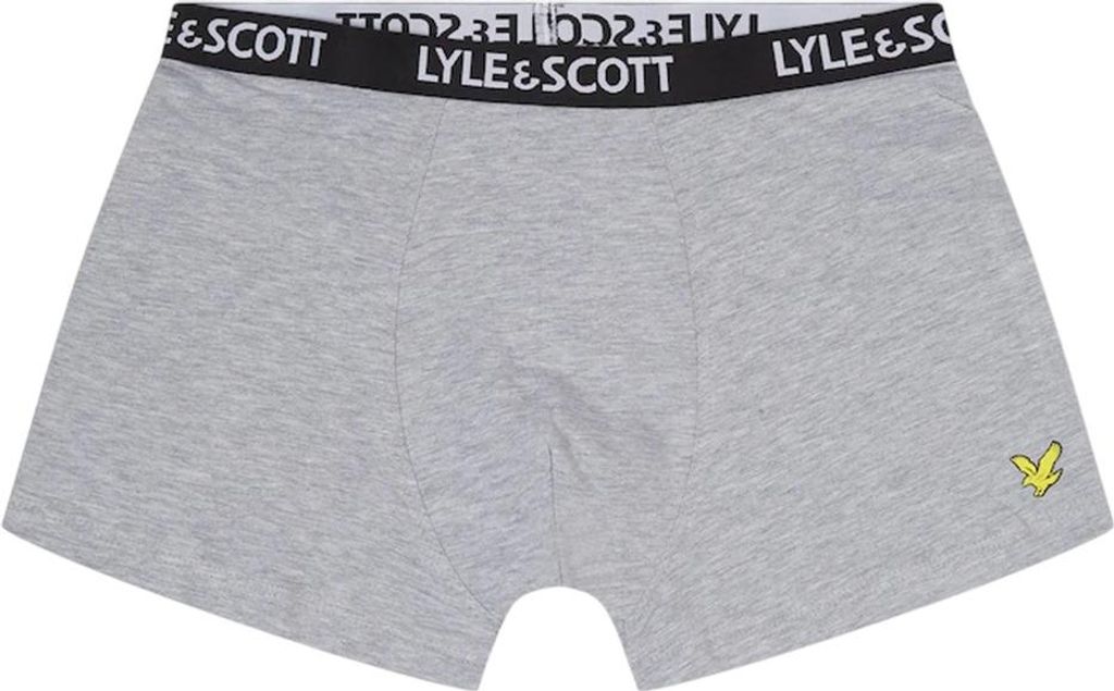 Lyle & Scott - "Core" Boxershorts für Jungen(3er-Pack) GT5659 (134-140) (Grau/Oliv/Schwarz)