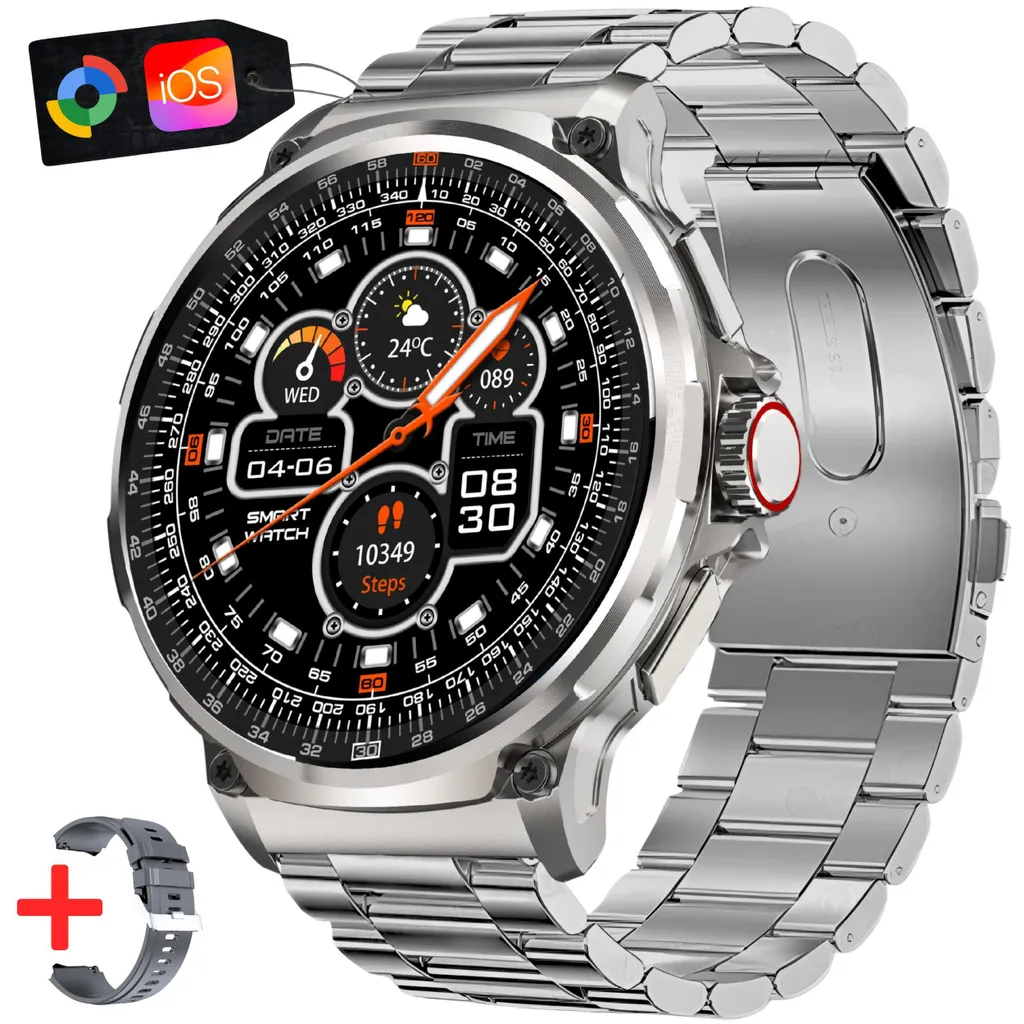Recensione Smartwatch S&T DESIGN: AMOLED 1.85 e Chiamate Bluetooth