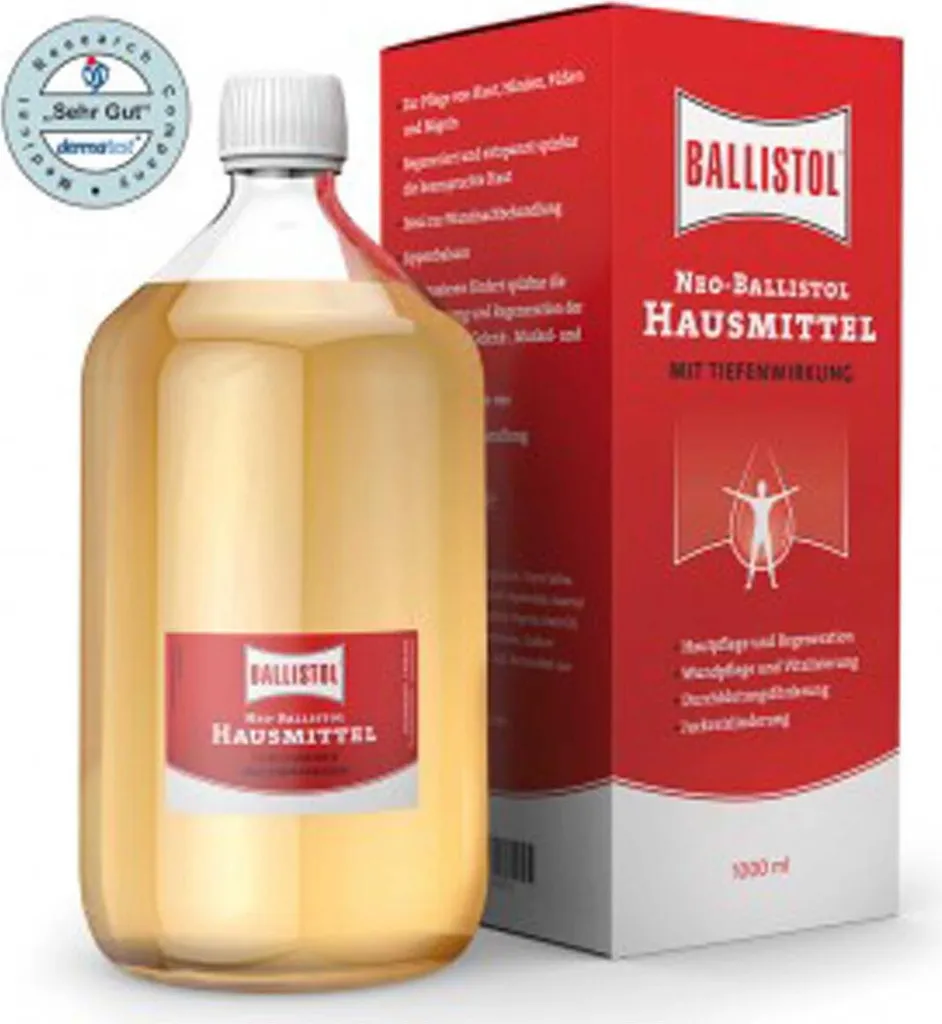 Neo Ballistol remède maison liquide 1000 ml : huile de soin corps