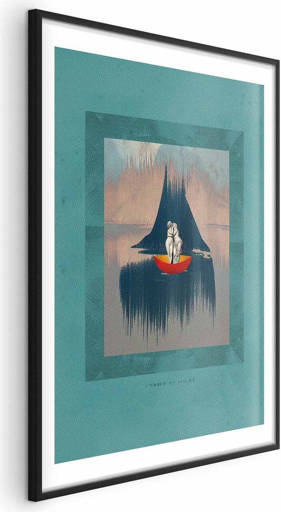 Posterpapier Poster - Couple on a Boat 60x90 cm Abstrakt n-C-0169-ao-a