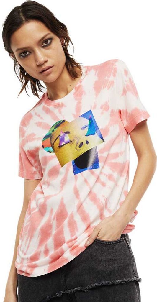 Diesel Sily S4 Kurzarm-t-shirt Weiß XS Frau Weiß XS