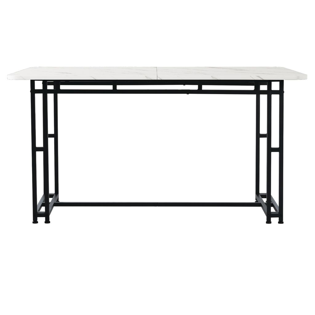 Eleganter Esstisch 120x70 cm,Moderner Küchentisch mit Produktbild 