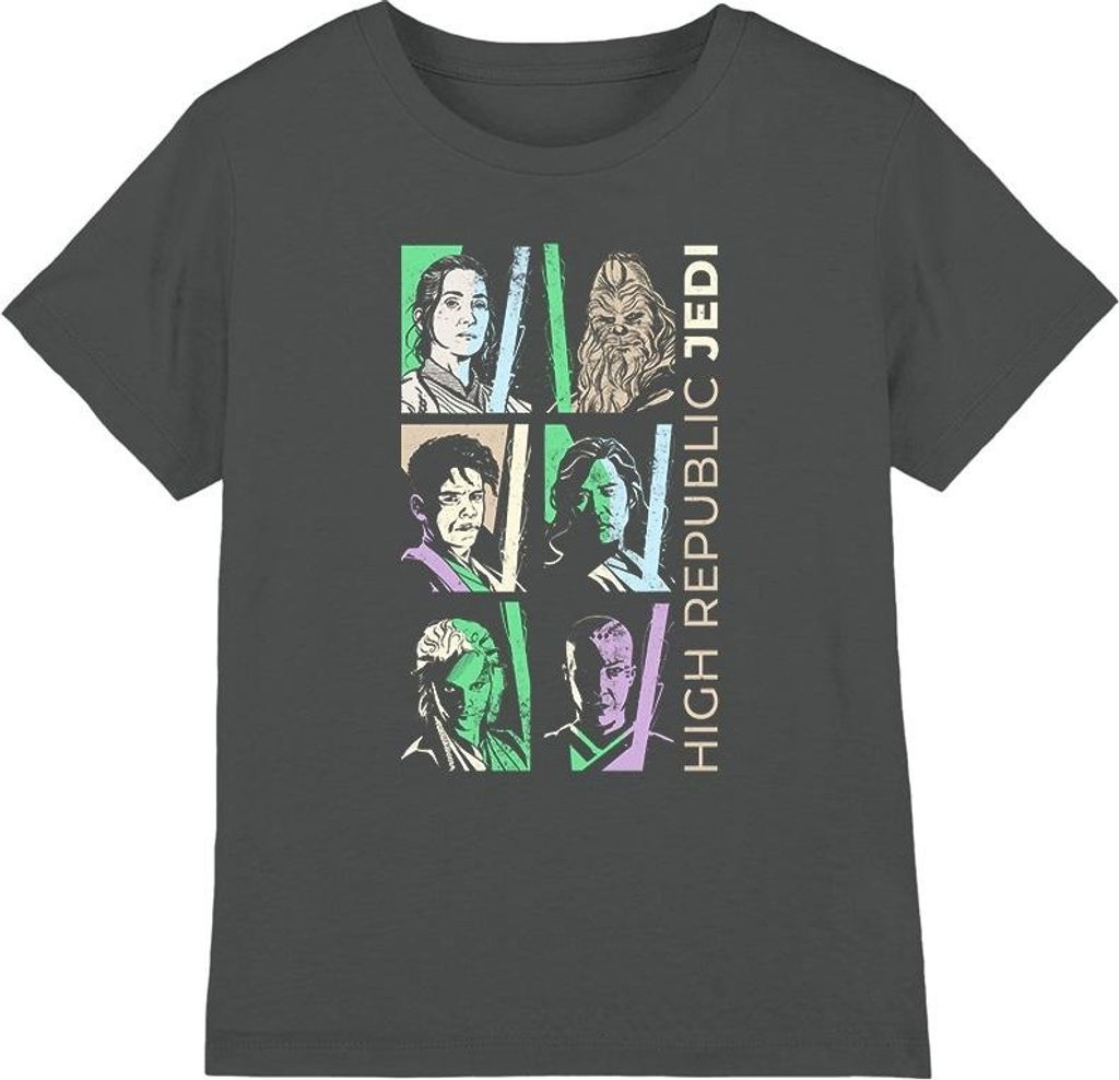 Star Wars: The Acolyte - "High Republic Jedi" T-Shirt für Kinder TV3317 (116) (Holzkohle)
