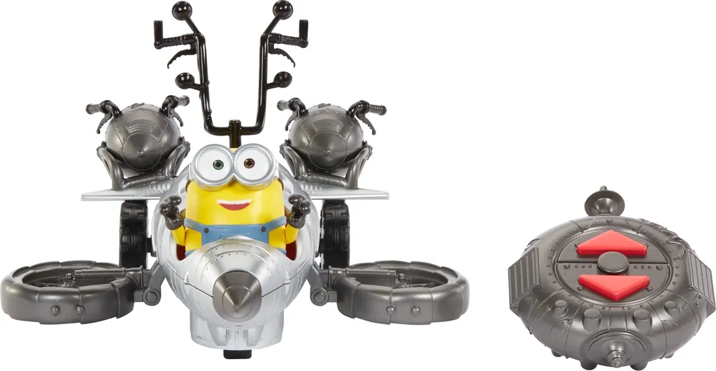 Minions Wild Rider Véhicule R/C avec Figurine Bob et Télécommande