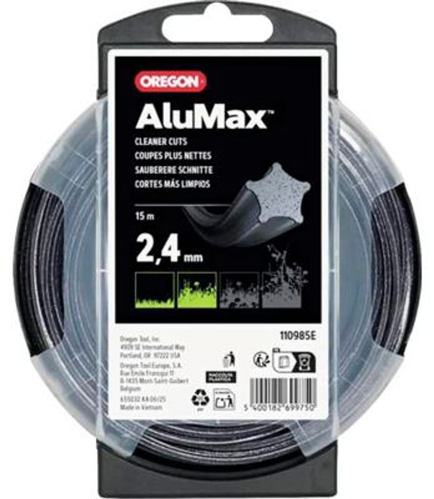Struna do sekačky OREGON Nylium 2,4 mm x 15 m hvězdicová Obrázek produktu 