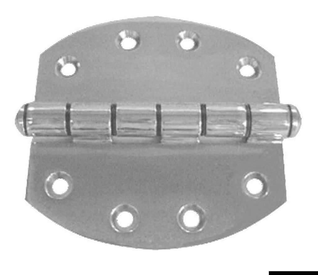 Große präzisionsgegossene Scharnier rund 63x63x127 mm - Osculati 38.921.11