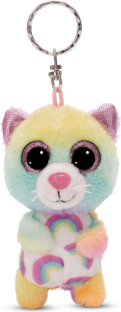 NICI -49390-Schlüsselanhänger GLUBSCHIS Katze Miss Mellie 9cm