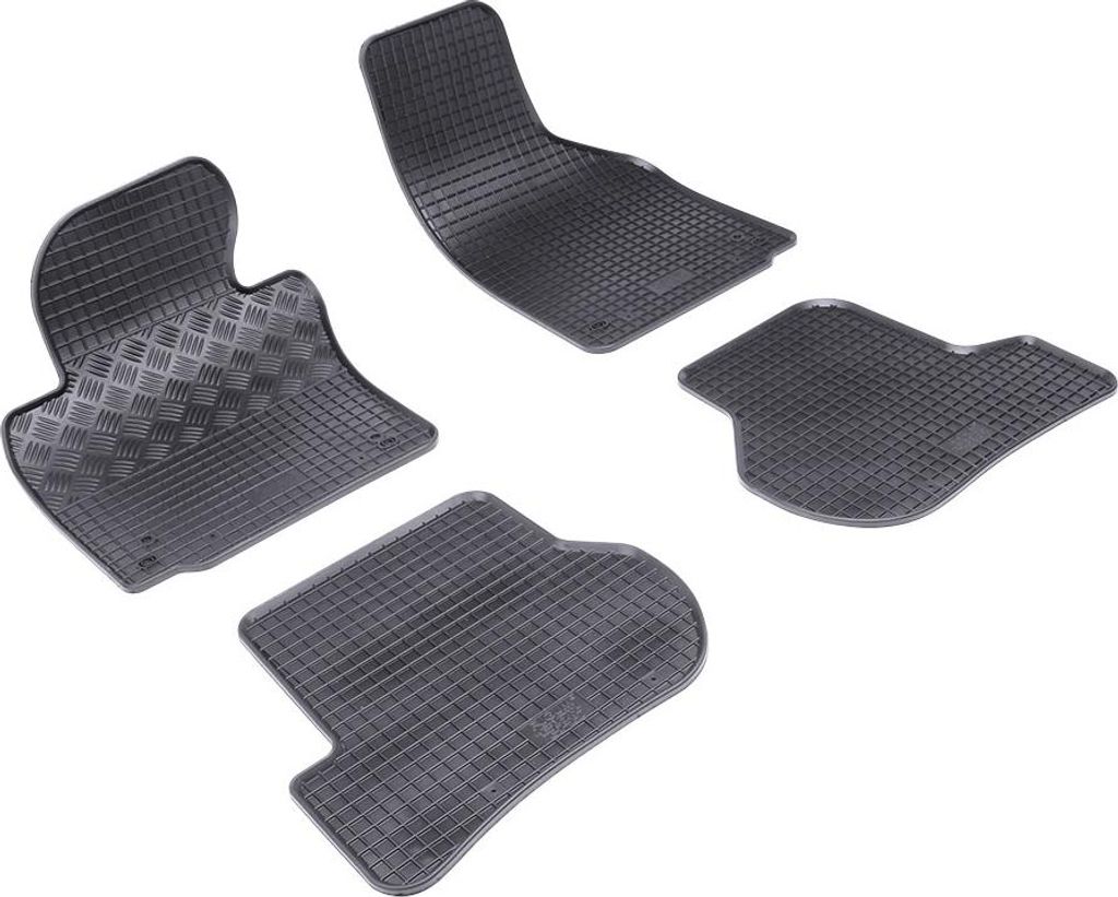 Rigum Gummi Fußmatten Set für Seat Leon 1P + Skoda Octavia 2 + VW Golf 5 + 6