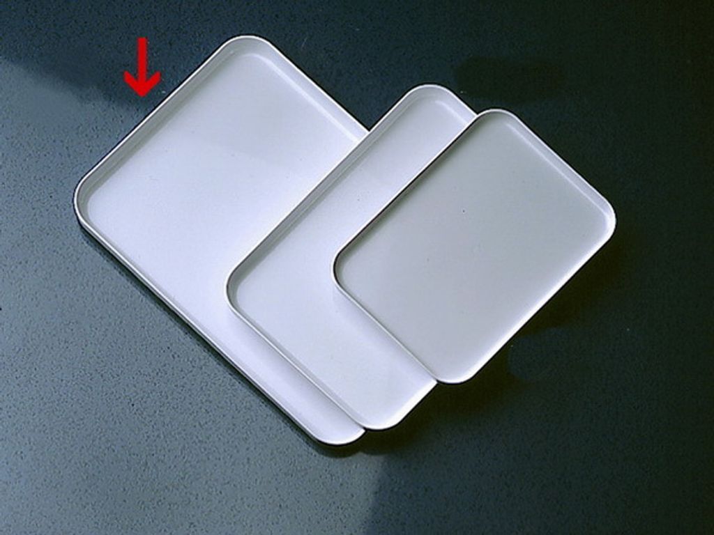 1x Serviertablett weiß Teewagen, Beistelltisch, Dekowagen