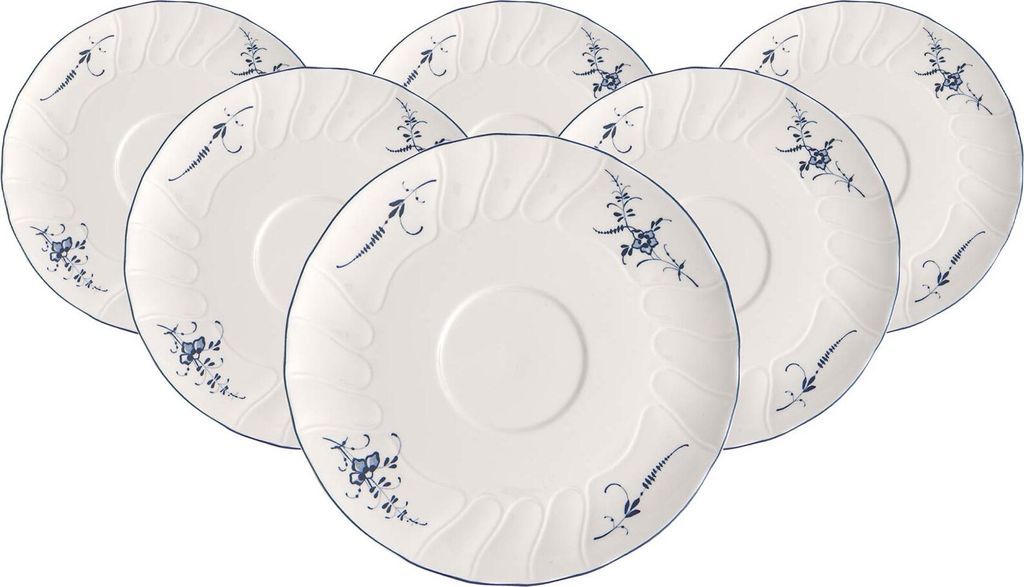 Villeroy & Boch Vieux Luxembourg Suppen-Untertasse ø 18,6 cm 6er Set